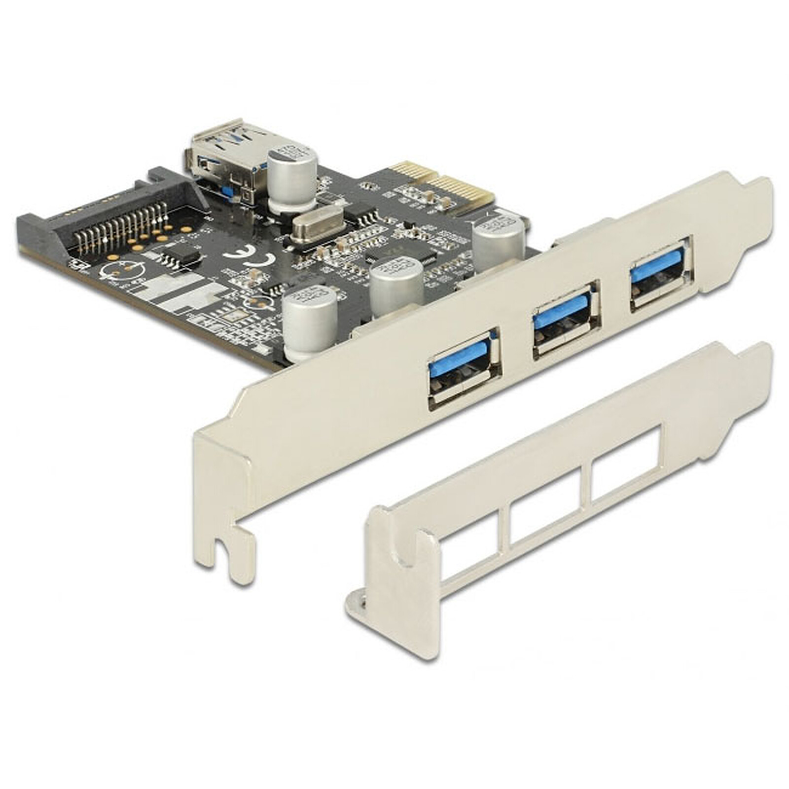 Tarjeta controladora DeLock PCI Express a 4 puertos USB 3.0