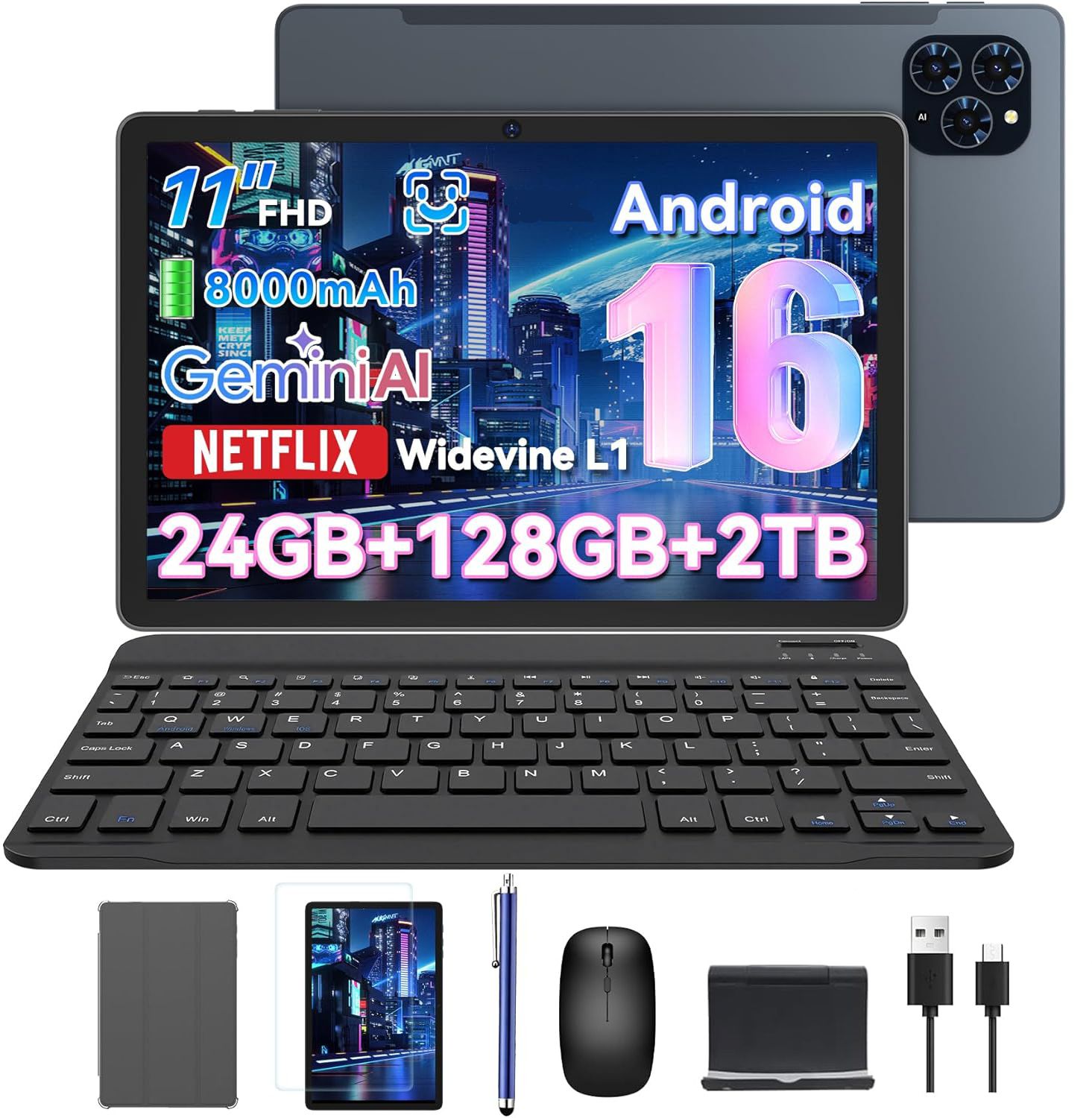 Blackview Zenva T90 x Gemini AI 11" FHD Tablet