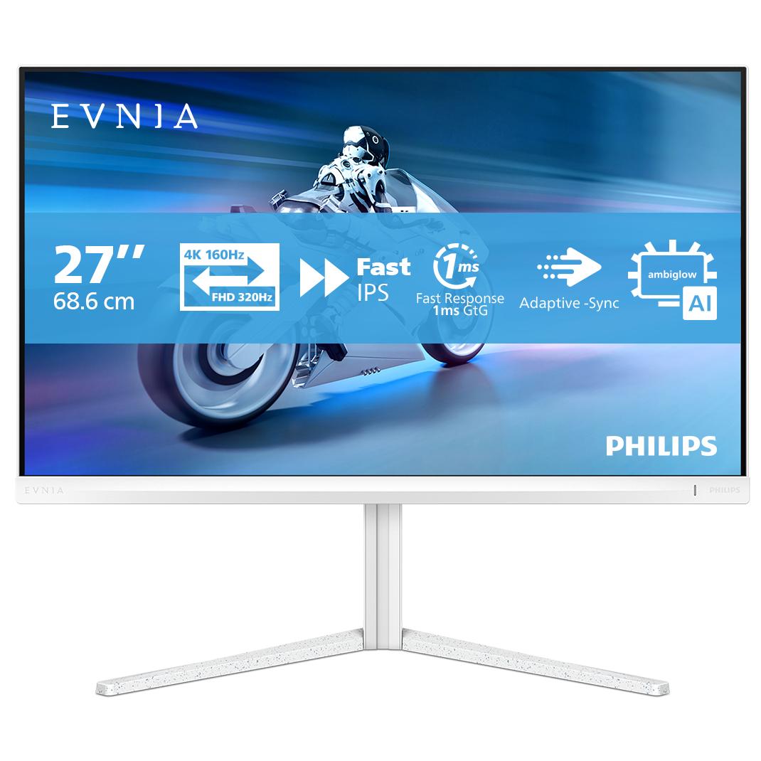 Philips Evnia 5000 - 27" 4K UHD LED Gaming Monitor with IPS Fast Response Time