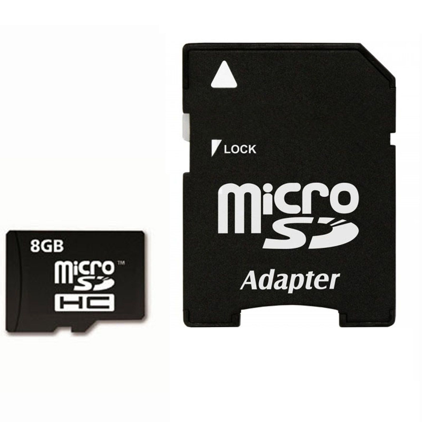 ImroCard Micro-SD 8GB Class 6 Memory Card with SD Adapter
