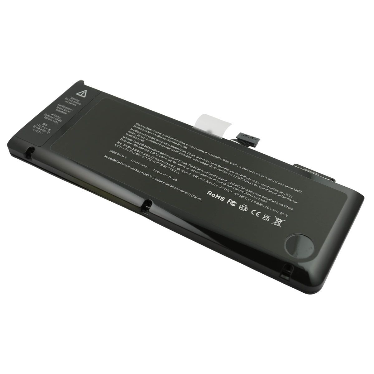 Avizar 10.95V Li-Polymer Battery for MacBook Pro 15.4', Black