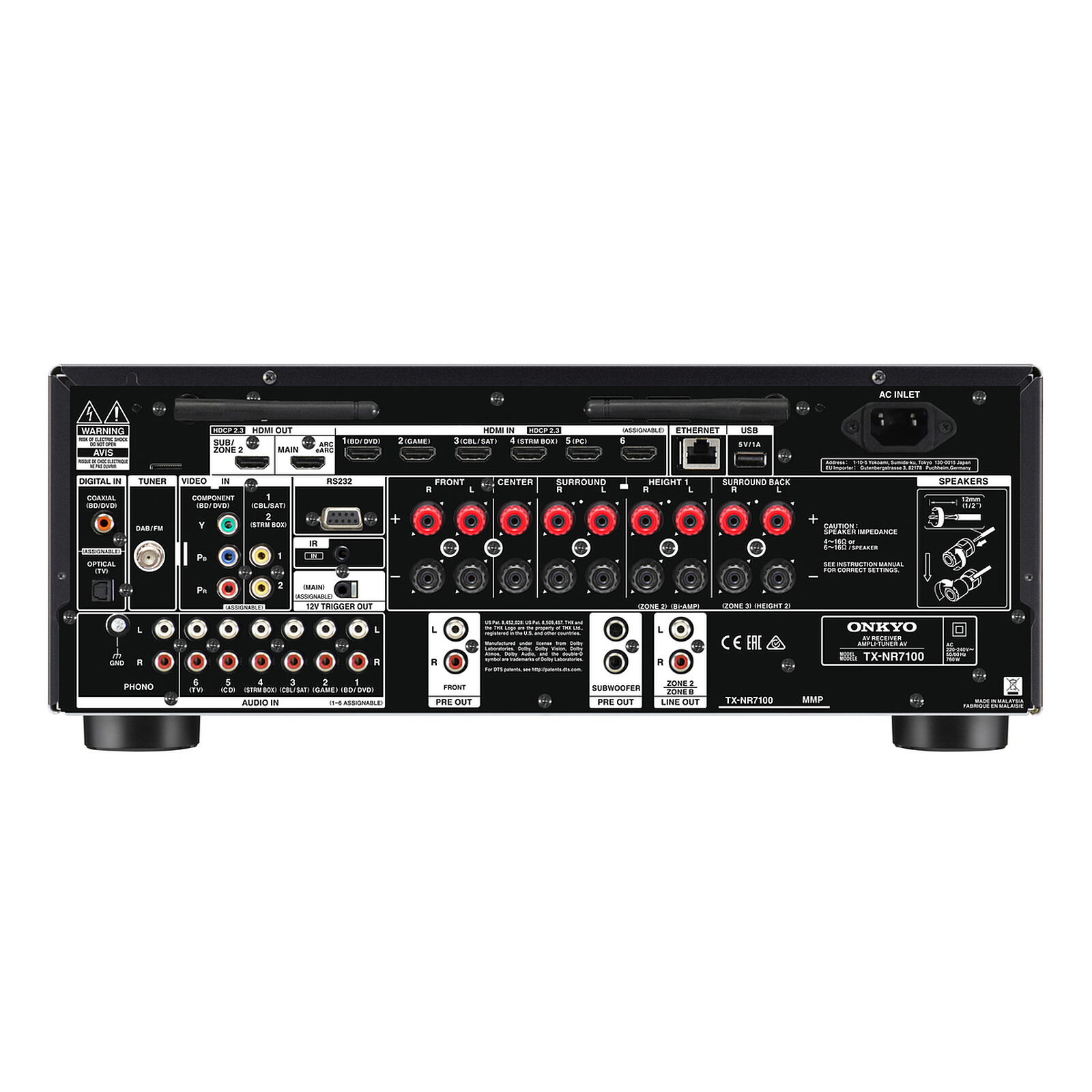 Onkyo TX-NR7100B Negro