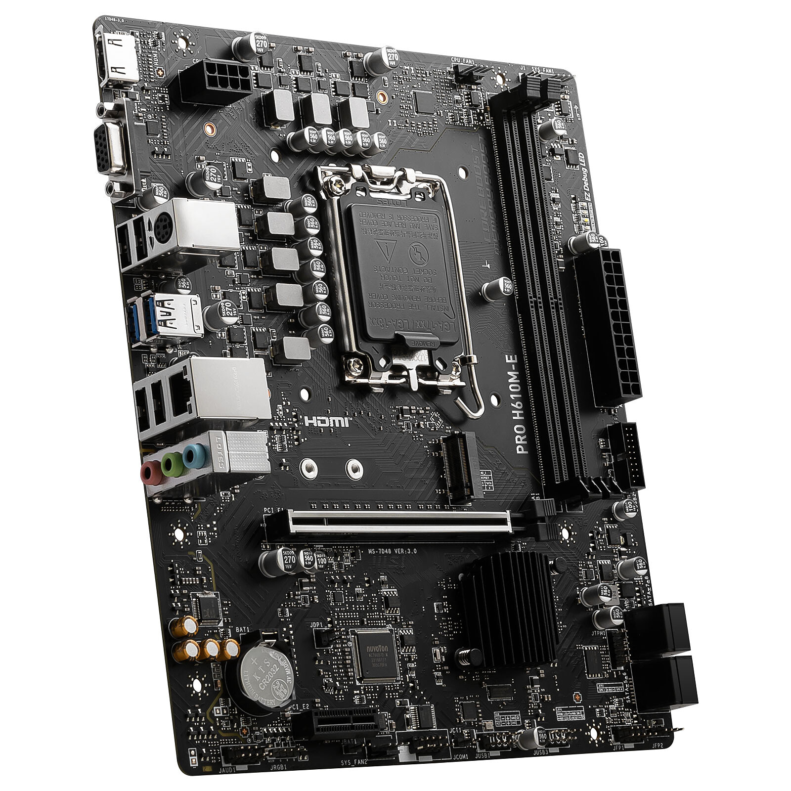 Carte mère MSI PRO H610M-E