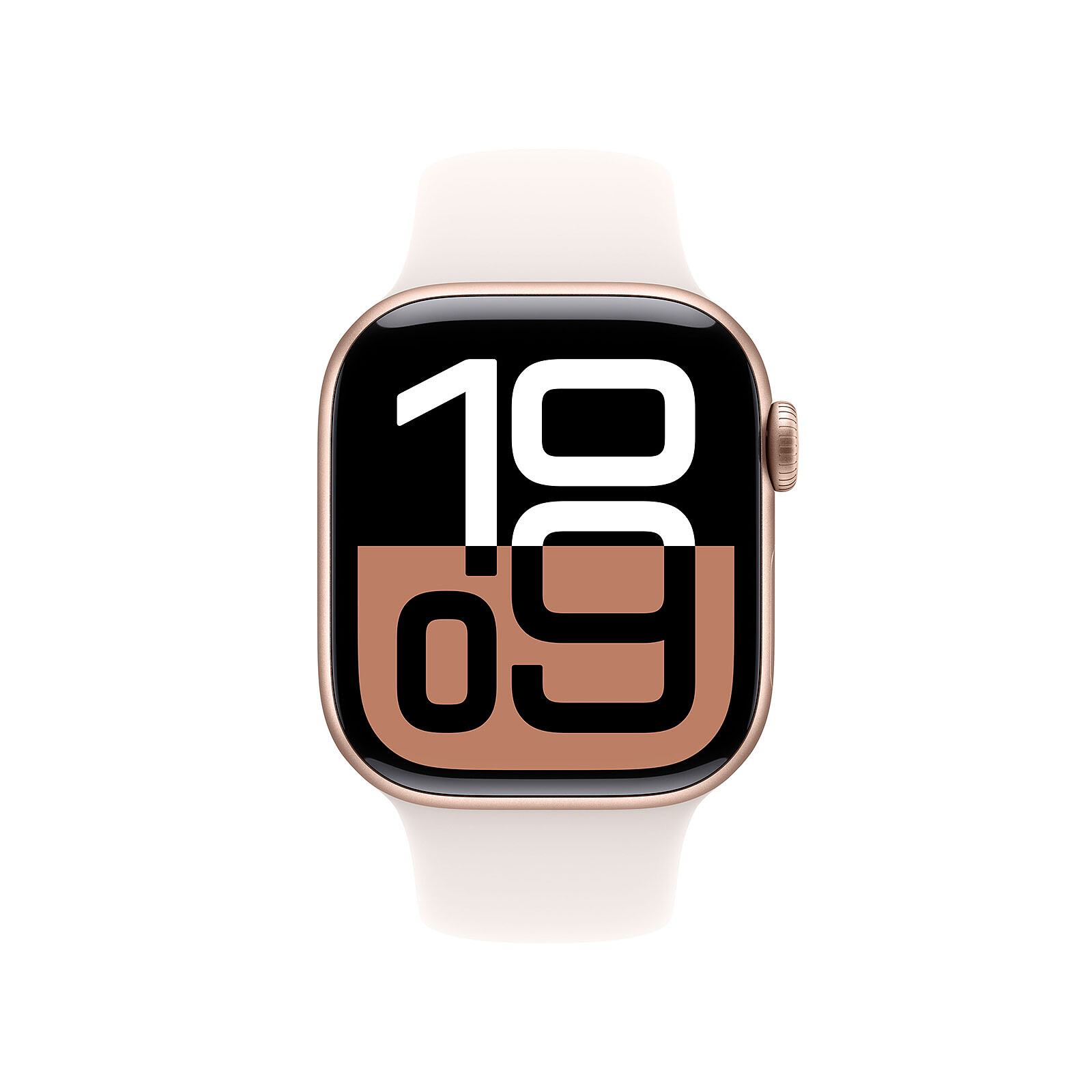 Apple Watch Series 10 GPS 42 mm Aluminium Rose Gold Sport Wristband S/M 