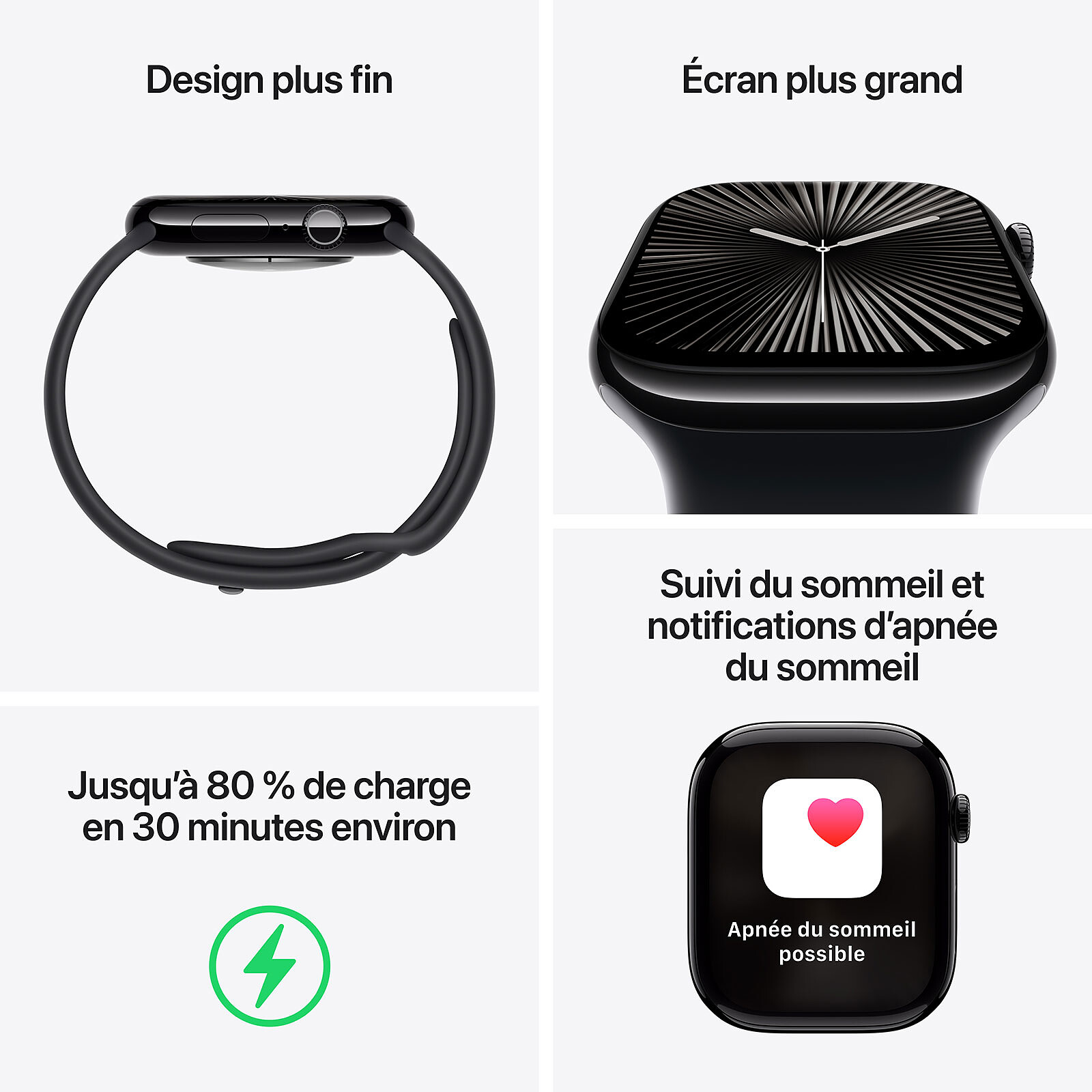 Apple Watch Series 10 GPS 42 mm Aluminium Rose Gold Sport Wristband S/M 