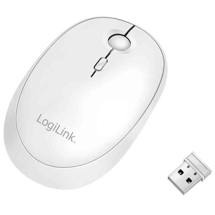 Souris optique sans fil LogiLink, blanc