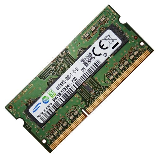 Memoria RAM Samsung de 4 GB DDR3 SO-DIMM (1600 MHz, CL11, 204 pines)