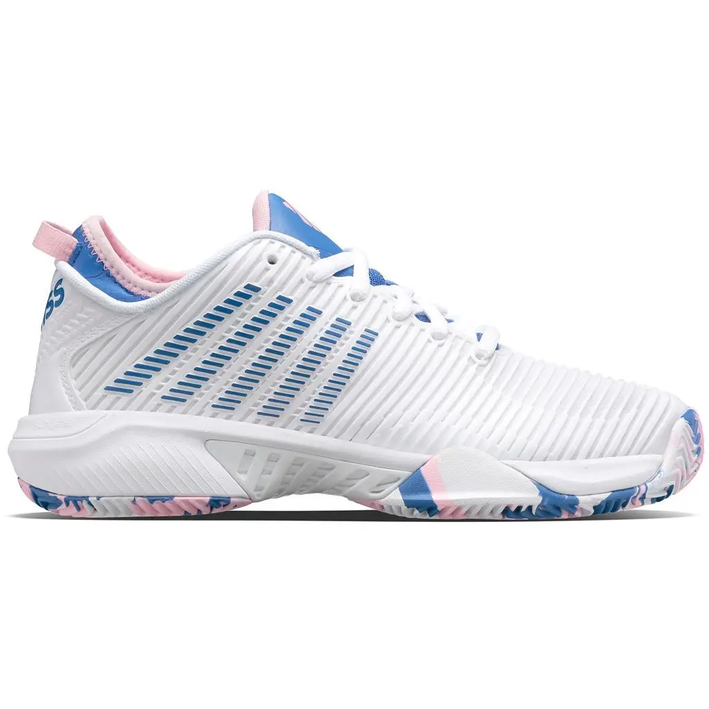 Chaussures de tennis K-Swiss Hypercourt Supreme HB pour femmes (Taille 38, Noir/Blanc)