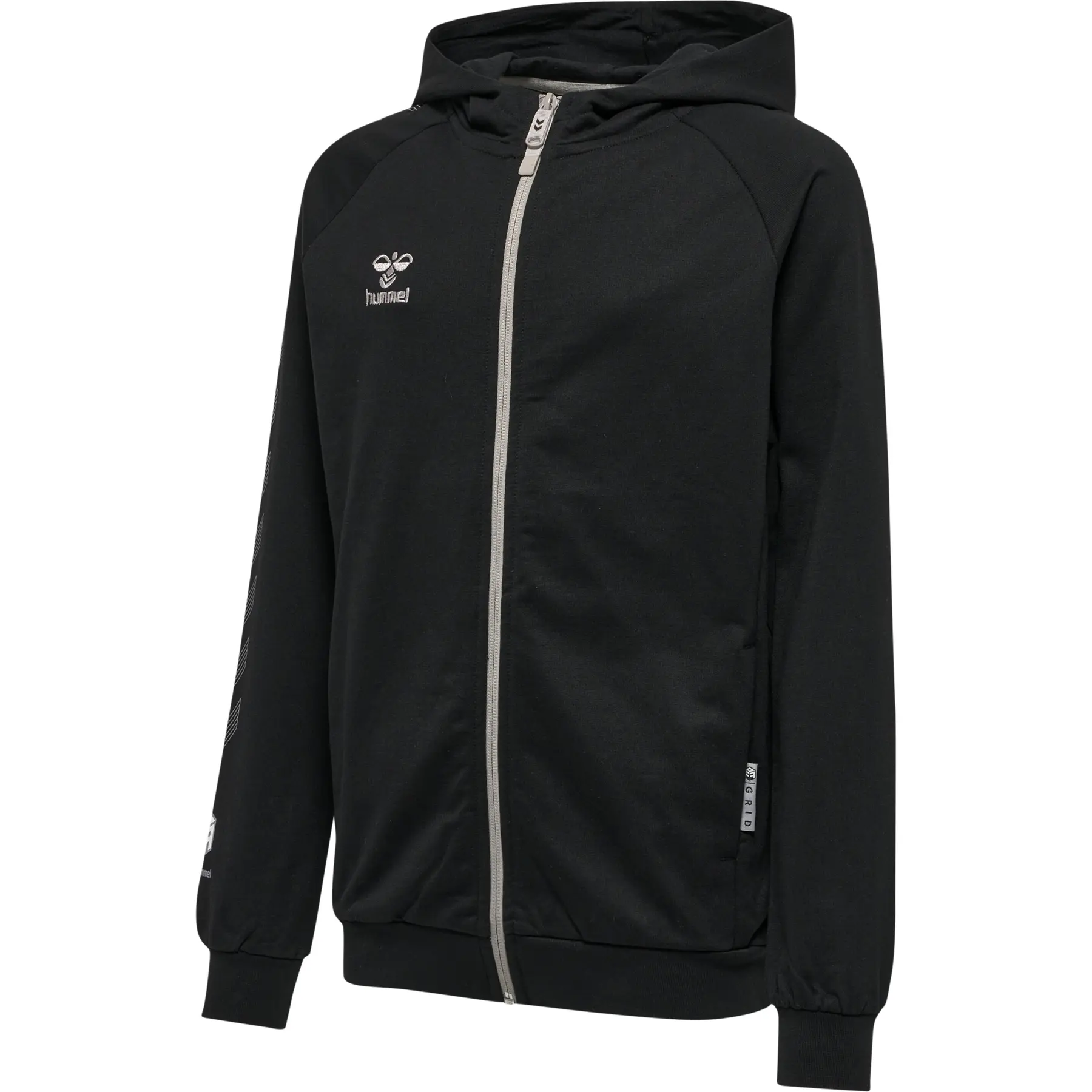 Hoodie zippé en coton Hummel Move Grid pour enfants