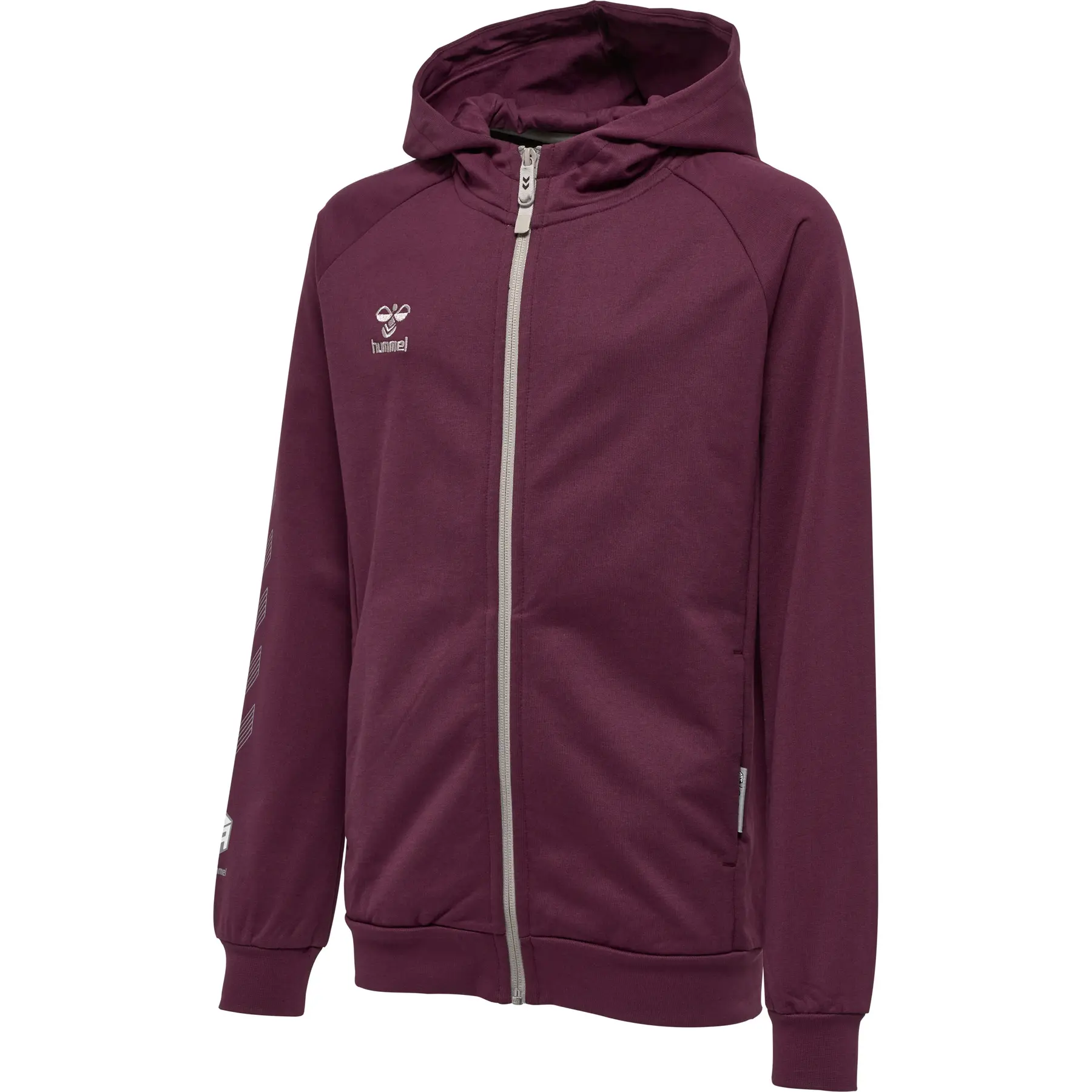 Hummel Move Grid Zip-Up Cotton Hoodie for Children