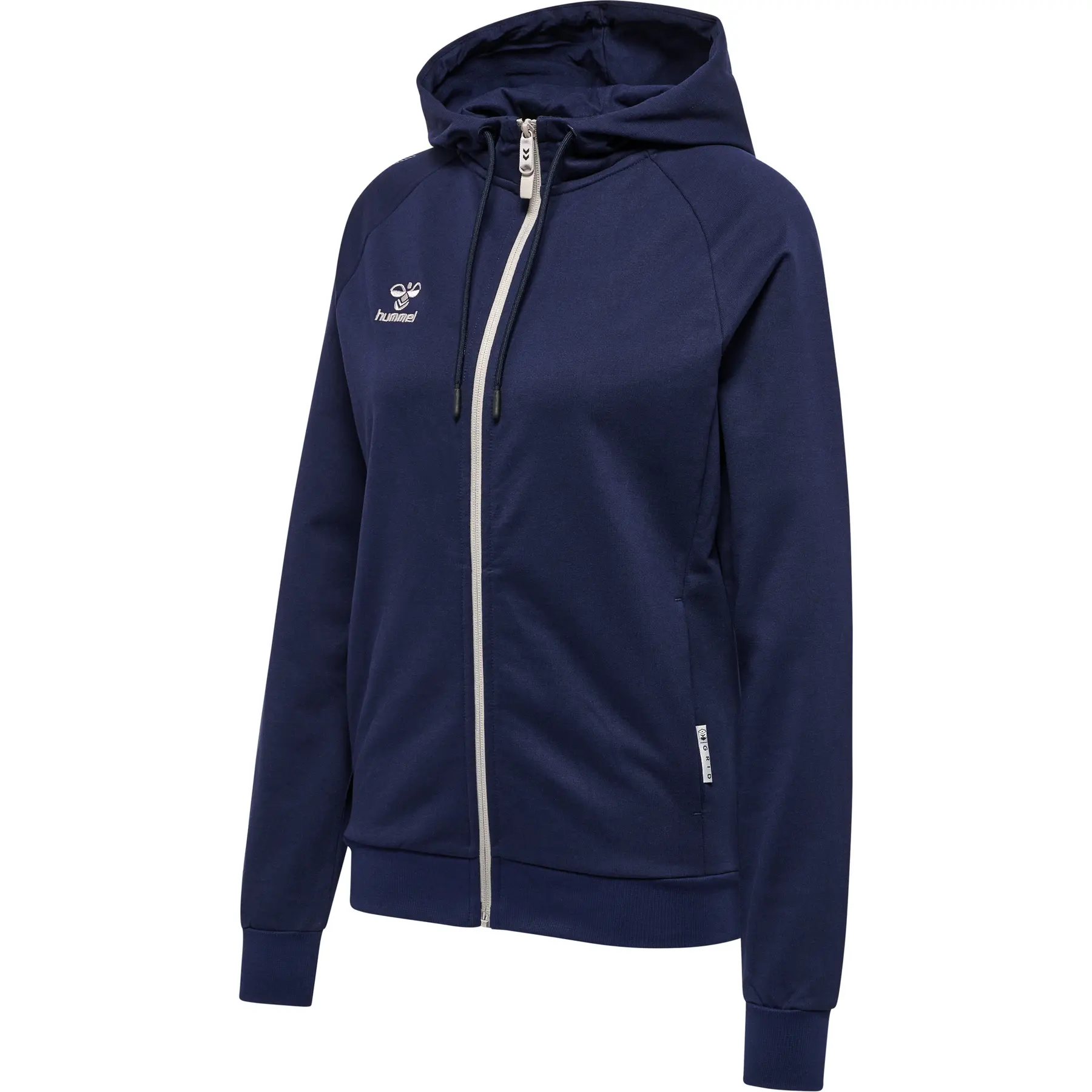 Sweat à capuche zippé Hummel Move Grid pour femme