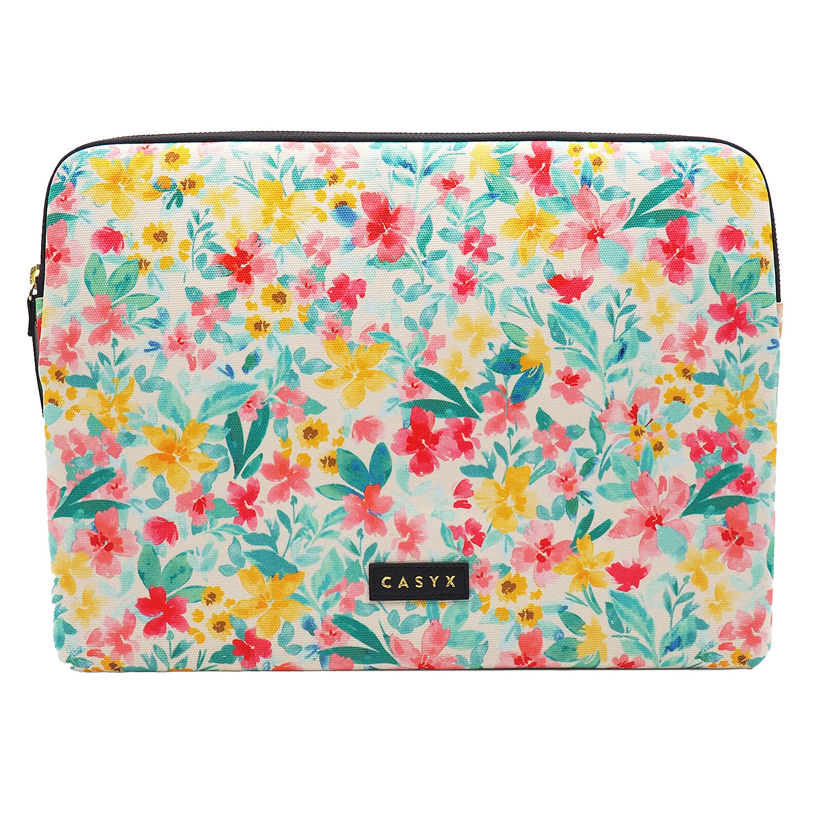 Casyx Pochettes Ordinateur 13" Aquarelle Florale Claire
