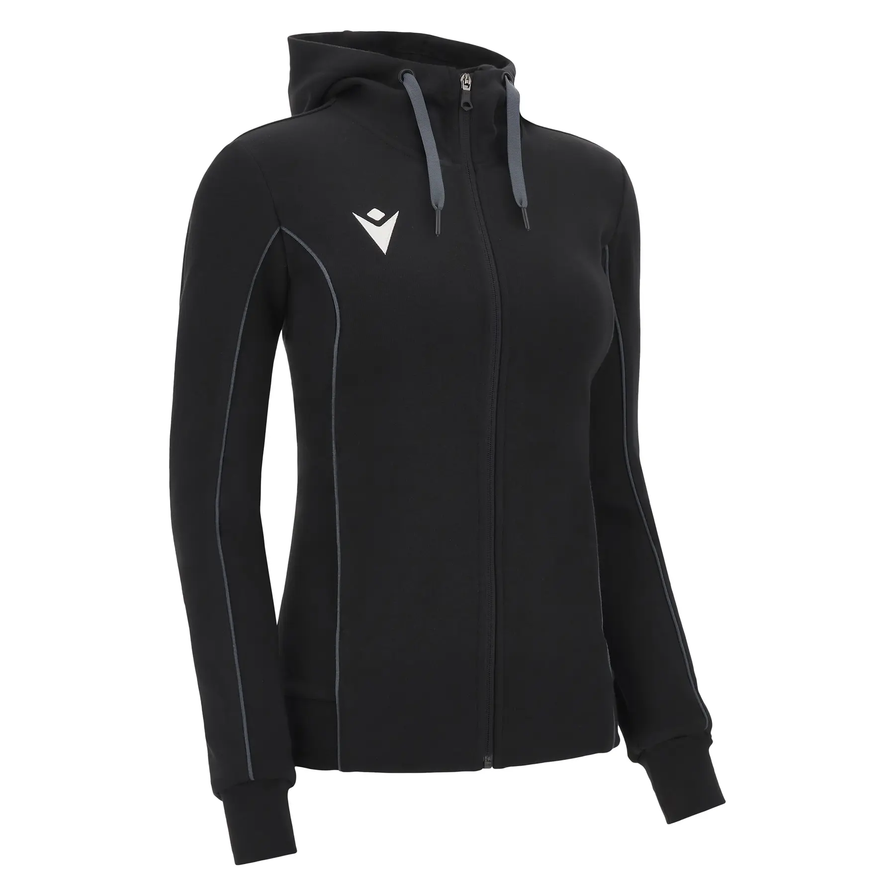 Macron Women's Full Zip Hoodie - ECO Bass