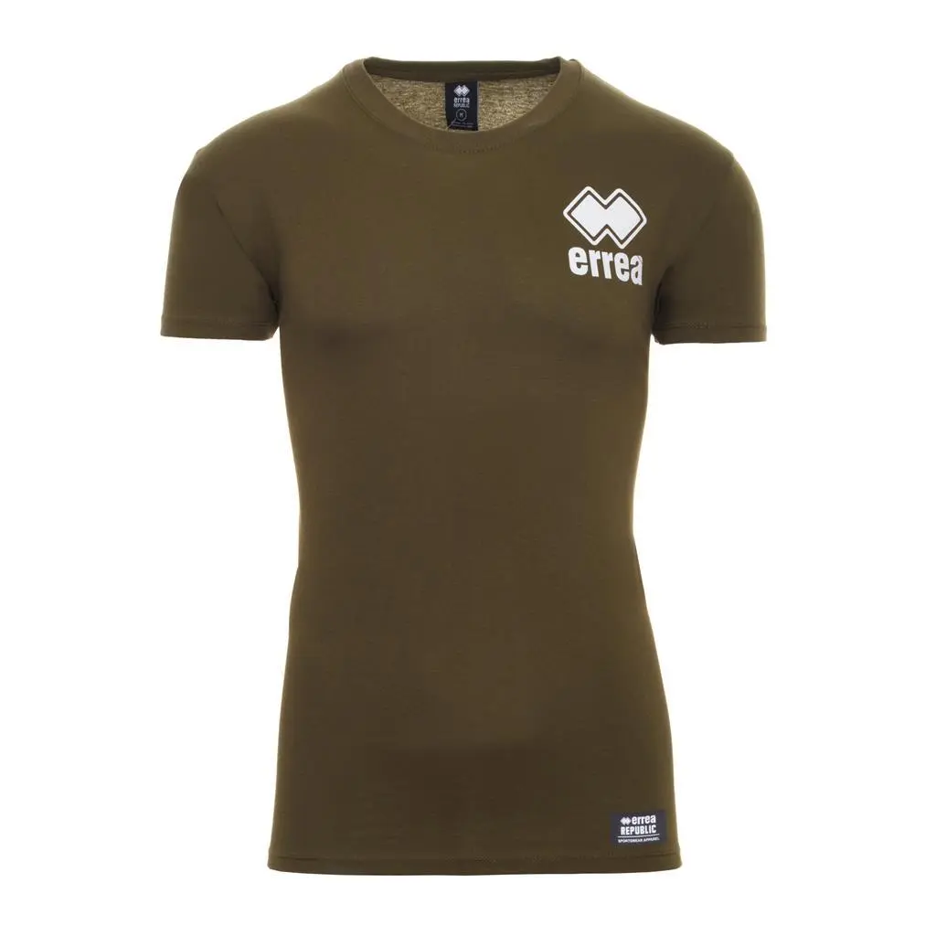 Errea Essential Logo T-Shirt (Men's, Army Green, Size L)