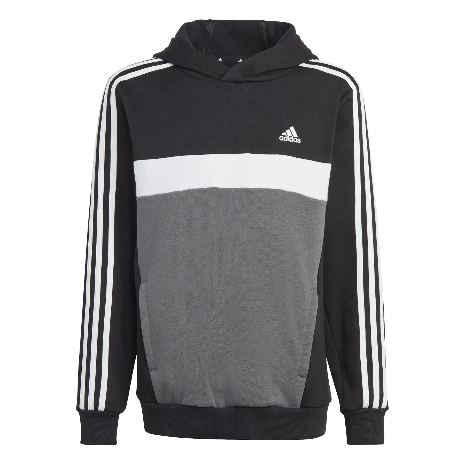 Adidas Tiberio 3-Stripes Colorblock Hoodie (Kids)
