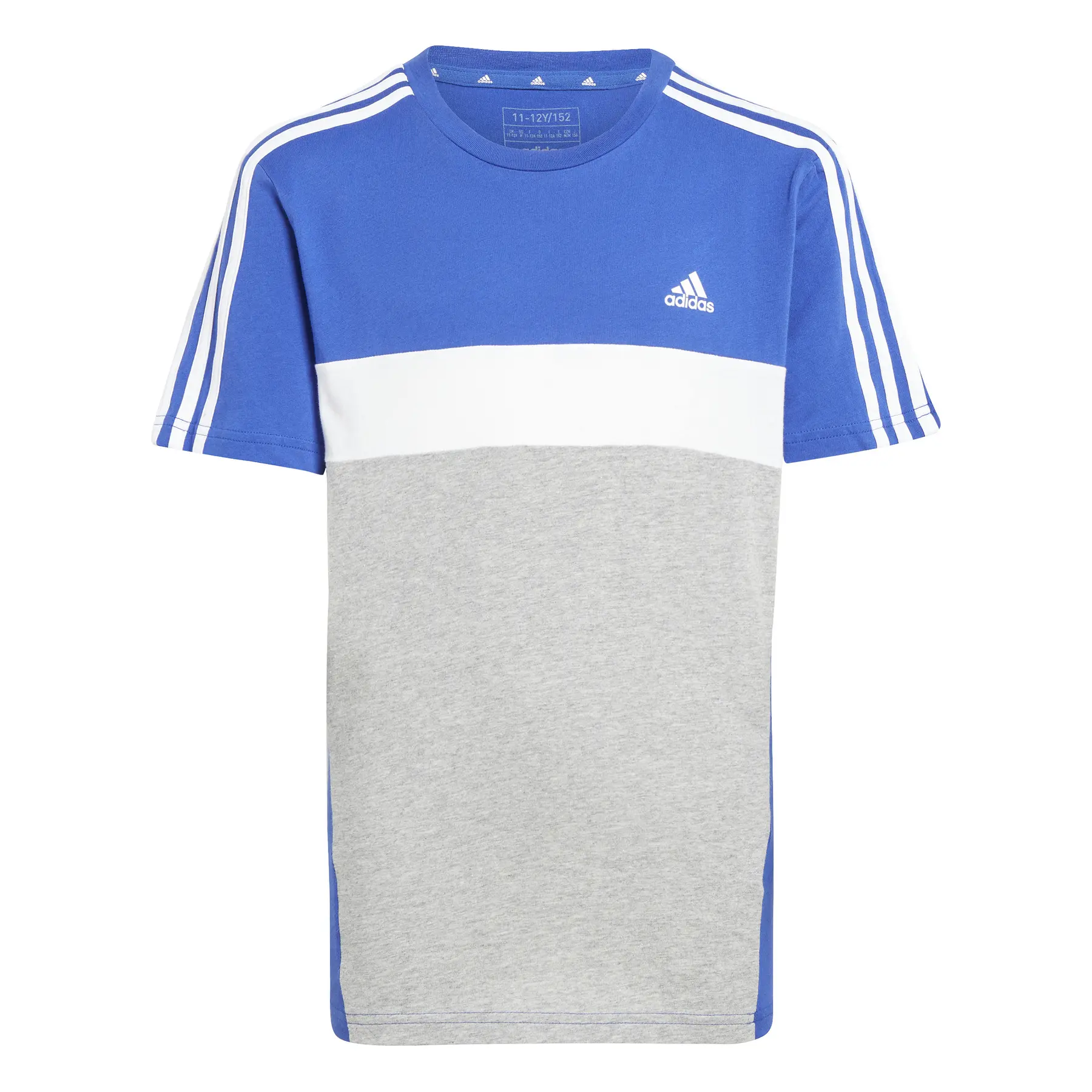 Adidas Tiberio 3-Stripes Colorblock T-Shirt for Kids