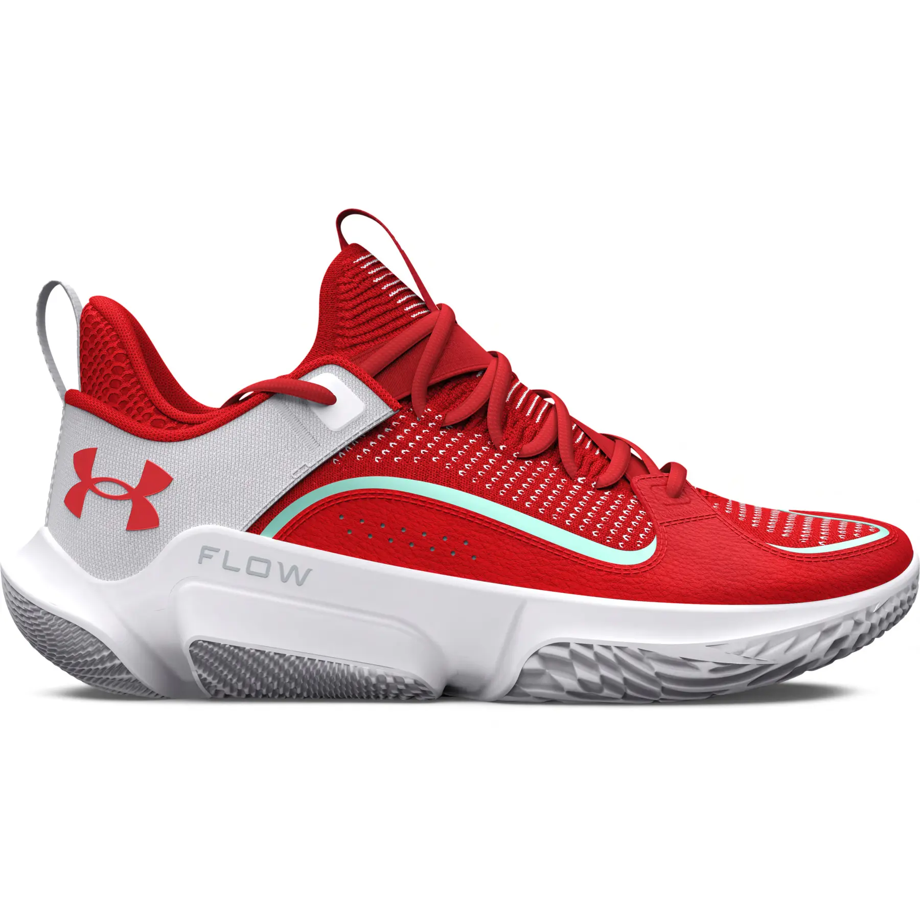 Under Armour Flow Futr X 3 Basketball Shoes (Size 10, Black/Red)