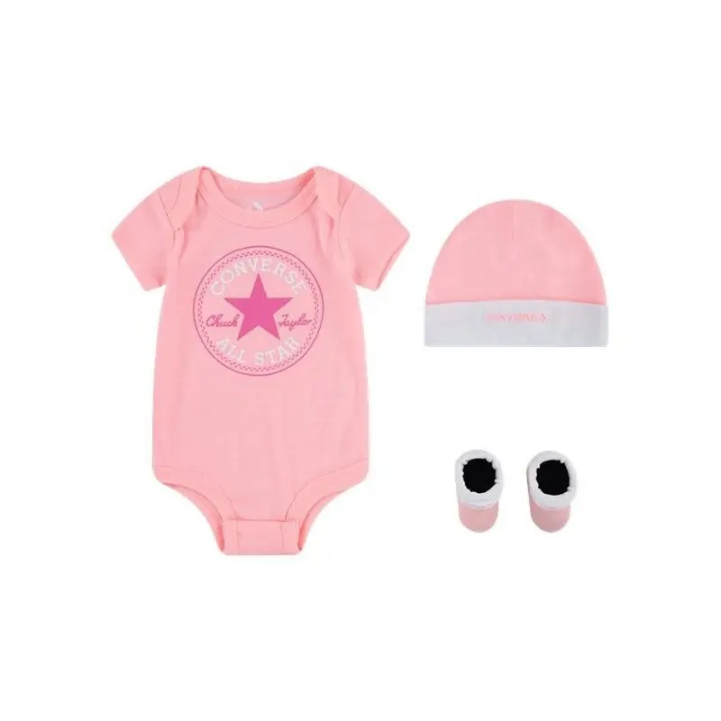 Converse Baby Boy Classic Set (Hat + Body + Slippers)
