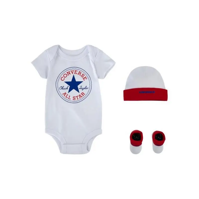Converse Classic CTP Baby Boy Set (Hat + Body + Slippers) - Size & Color Options