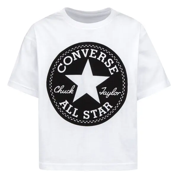 Converse Sig Chuck Patch Boxy T-Shirt for Girls