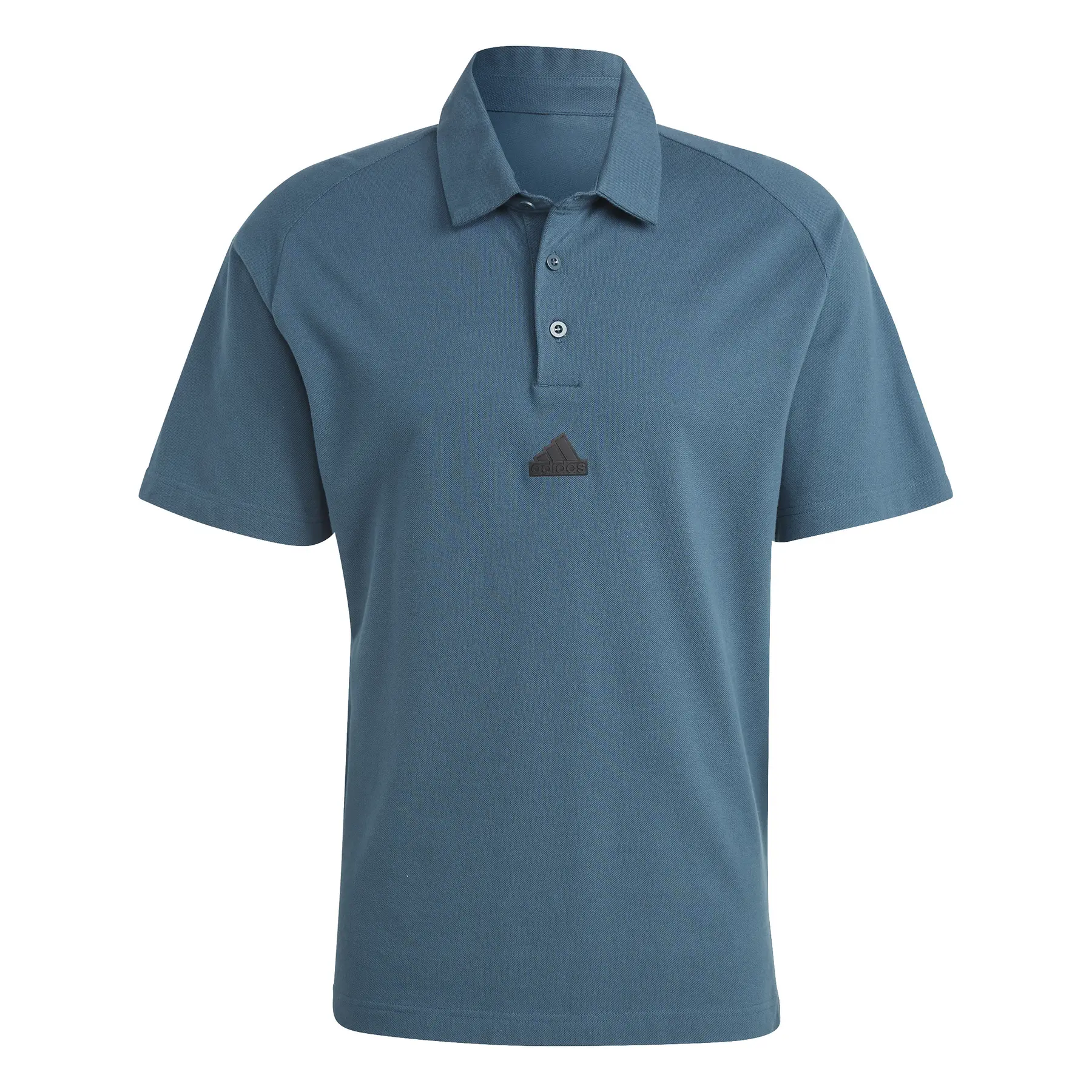 Adidas Z.N.E. Polo (Standard Fit, 3-Button Placket, 100% Cotton Pique, AEROREADY)