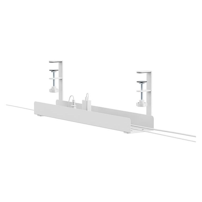 Neomounts Cable Management Plate - Universal Clip Design, Desk Mountable - White