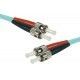 Cable óptico de fibra multimodo Exertis Connect OM3, 3 m, turquesa