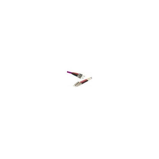 Câble de connexion Exertis Connect LC multimode (M) vers ST multimode (M) - 15 m, duplex, OM4, 50/125 micromètres, violet