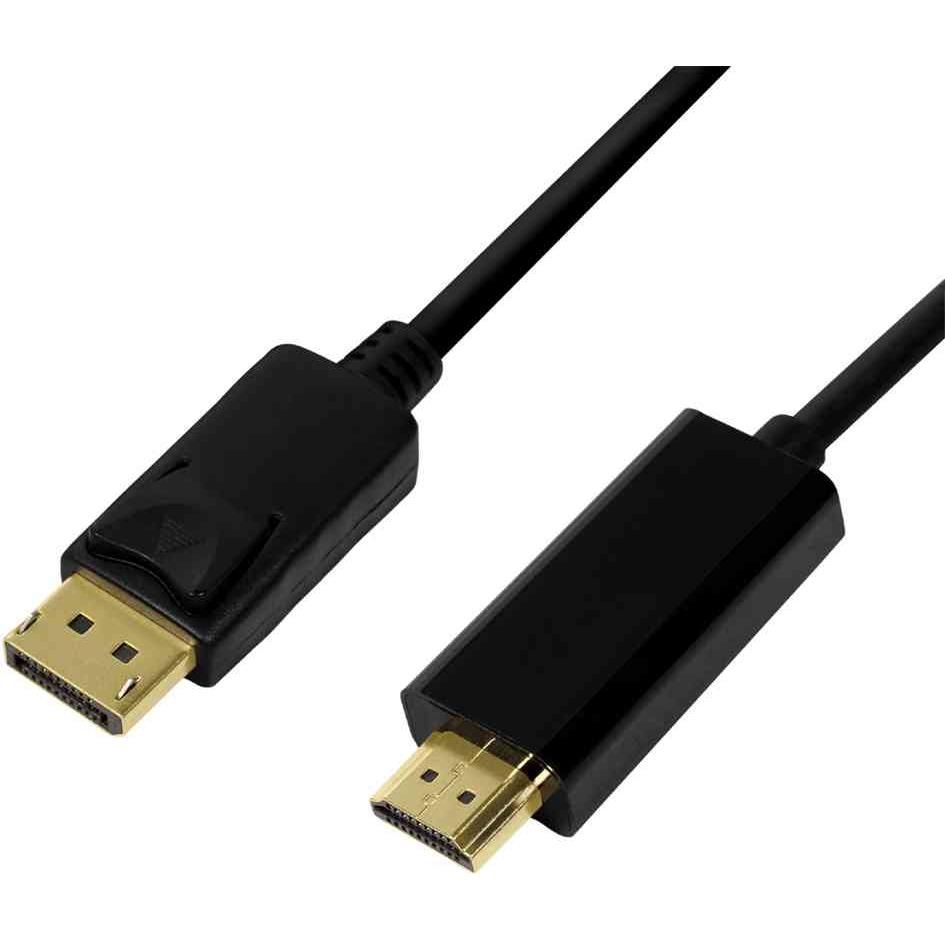 Câble de connexion LogiLink DisplayPort 1.2-HDMI 1.4, 3 m