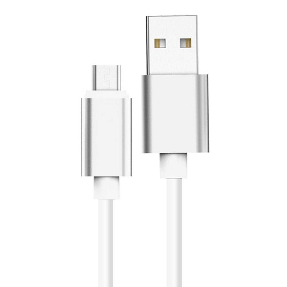 Cable USB a Micro-USB y Lightning de carga y sincronización JAYM, 27W, 1.7m, Blanco