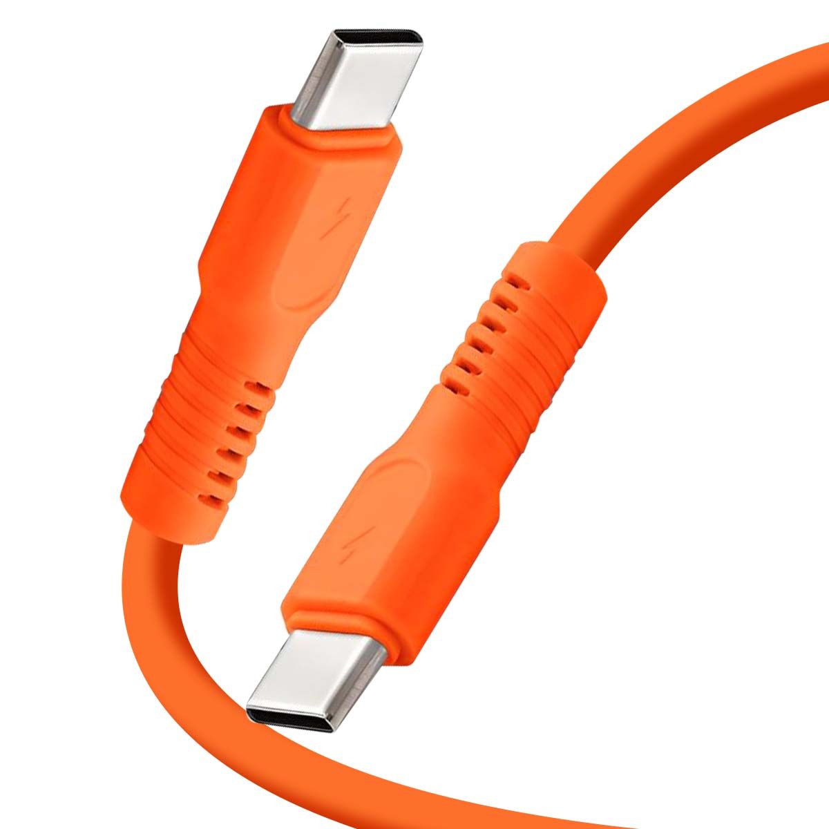 Forever 60W USB-C to USB-C Cable (3A, 1.8m) - Orange