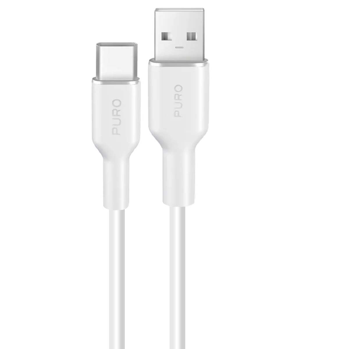 Câble Puro de charge rapide 18W USB-A vers USB-C, 1,5 m, blanc