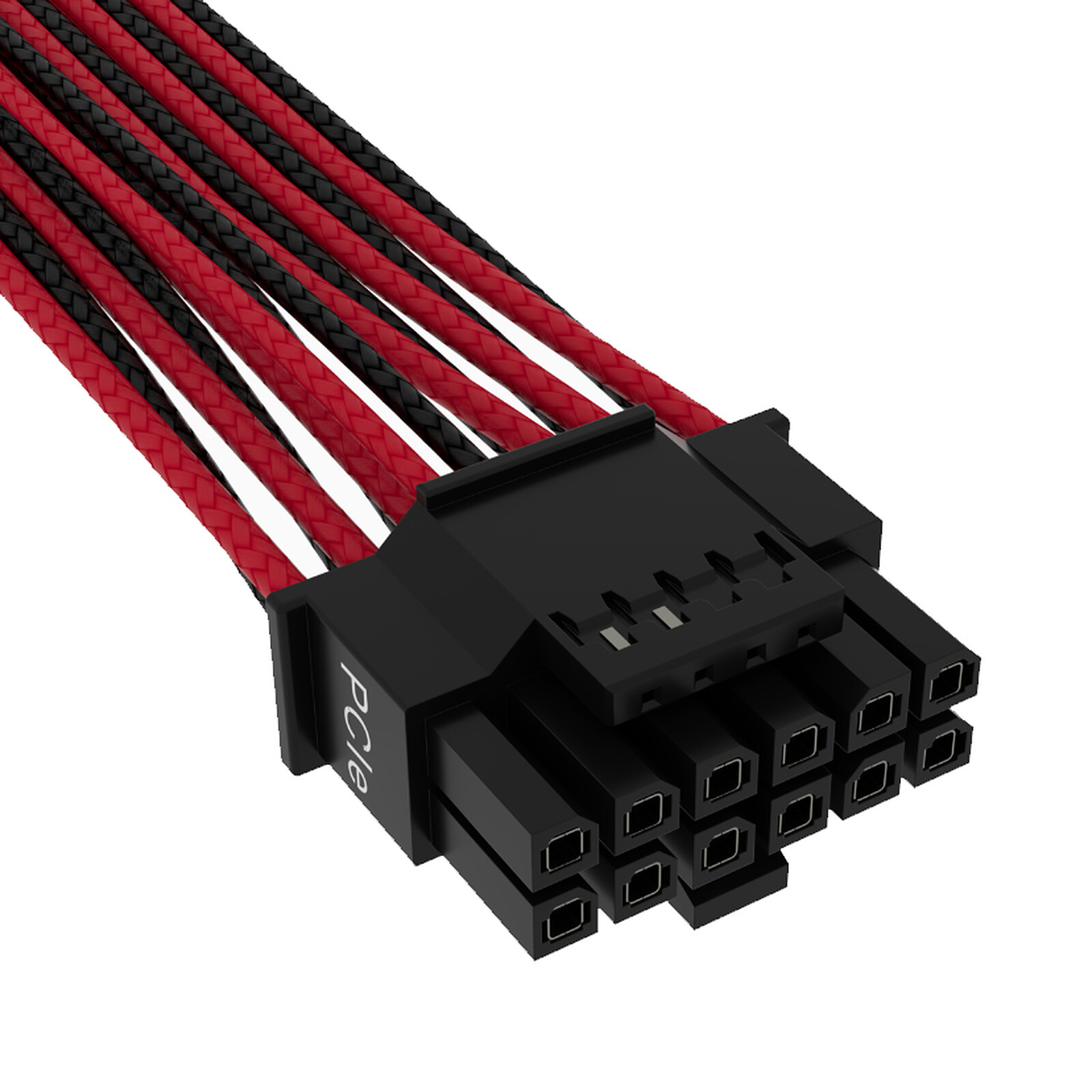 Corsair 600W 12+4 Pin PCIe Gen 5 Cable - Black/Red 