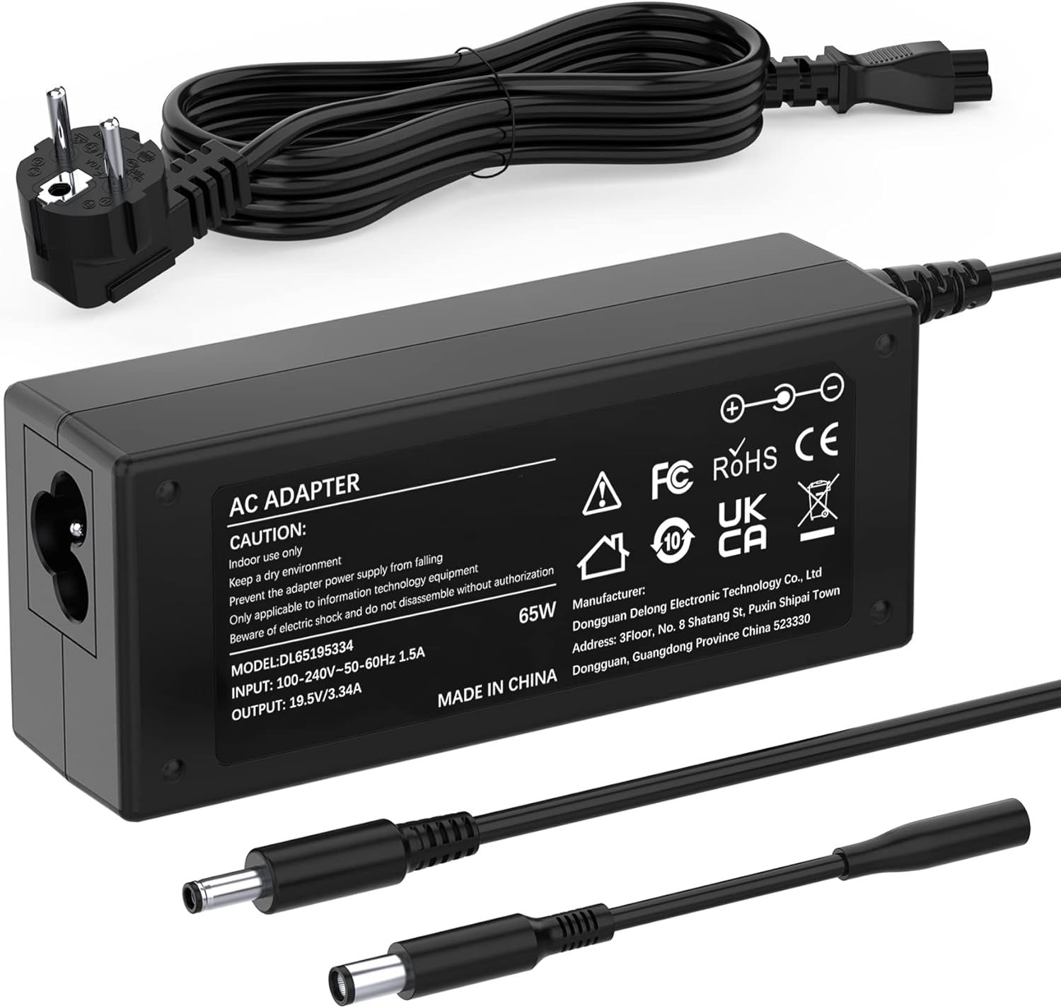 VUOHOEG 65W Laptop Charger for Dell Inspiron & Latitude Series
