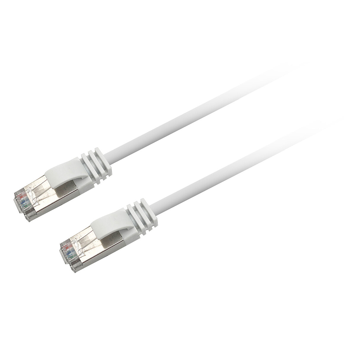 Textorm Câble RJ45 CAT 6 F/UTP - mâle/mâle - 5 m - Blanc