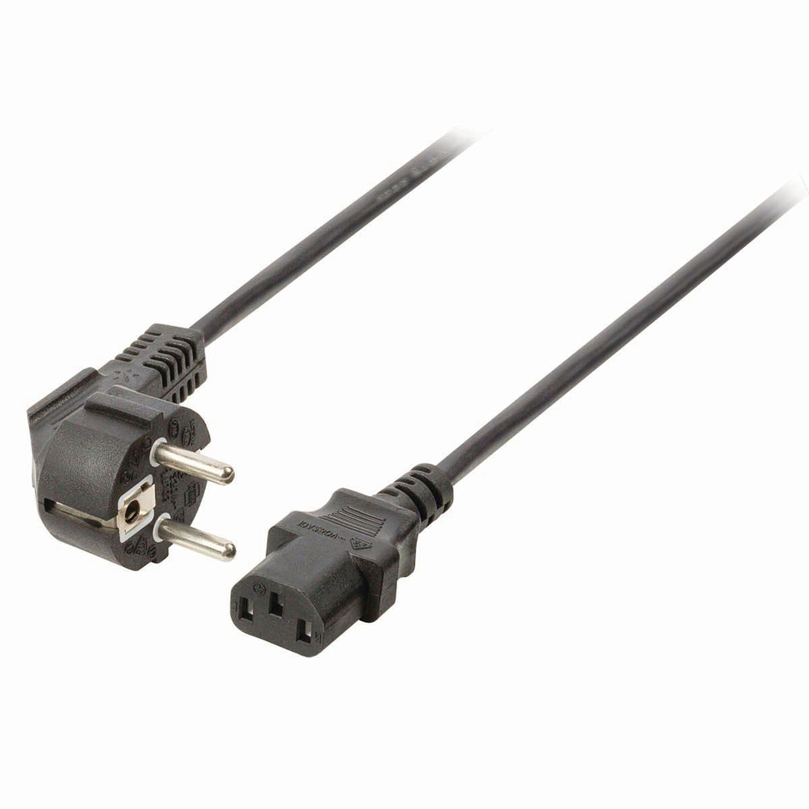 Nedis Power cable for PC, monitor and UPS black - 5 meters