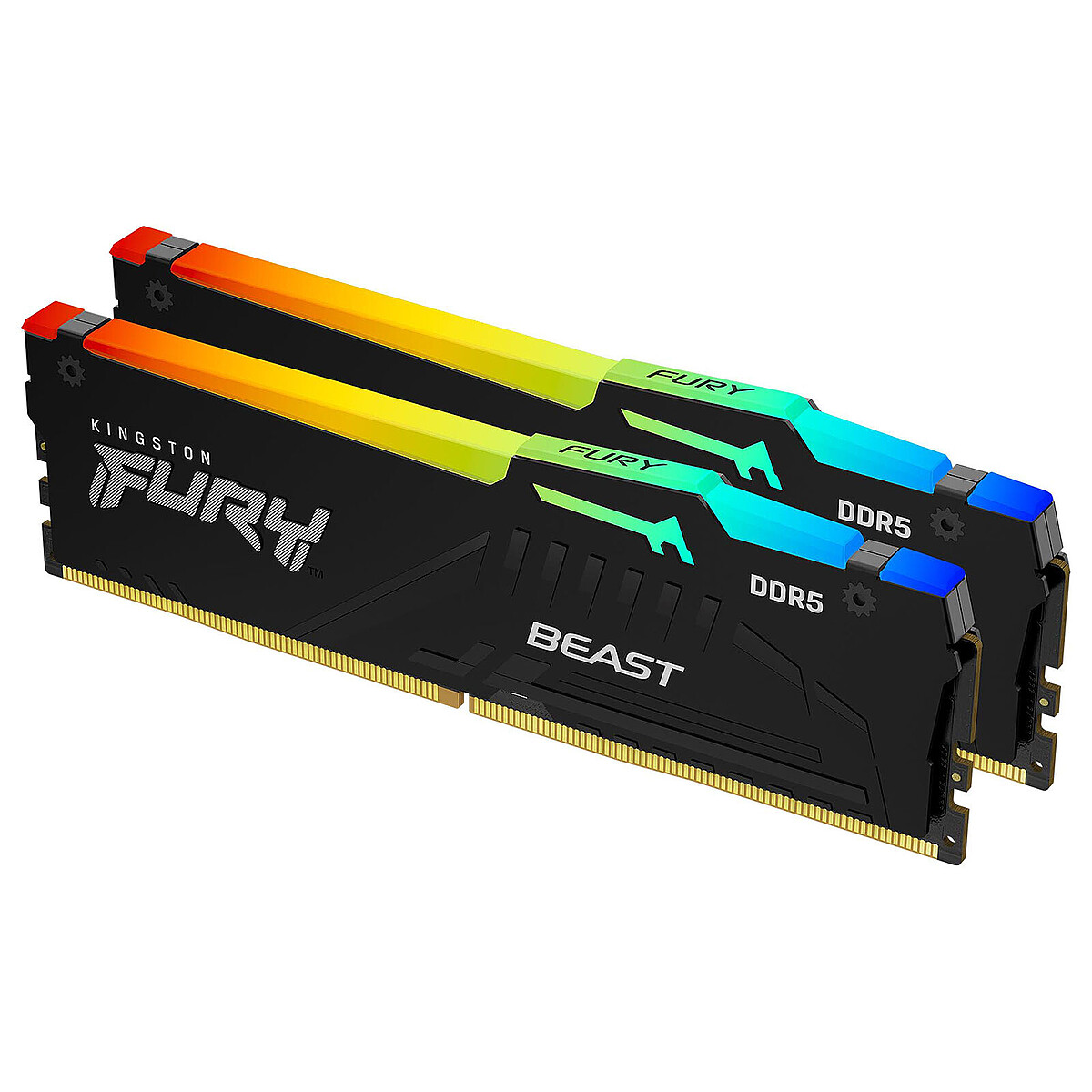 Kingston FURY Beast RGB 16 Go (2 x 8 Go) DDR5 6000 MHz CL30