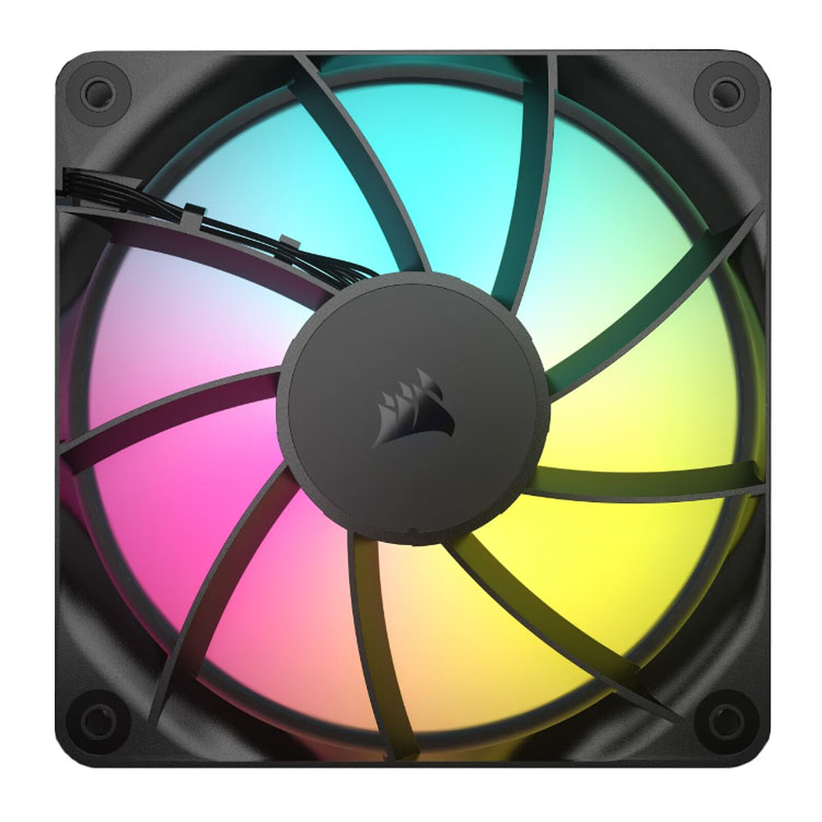 Ventilador Corsair RS120 ARGB Negro