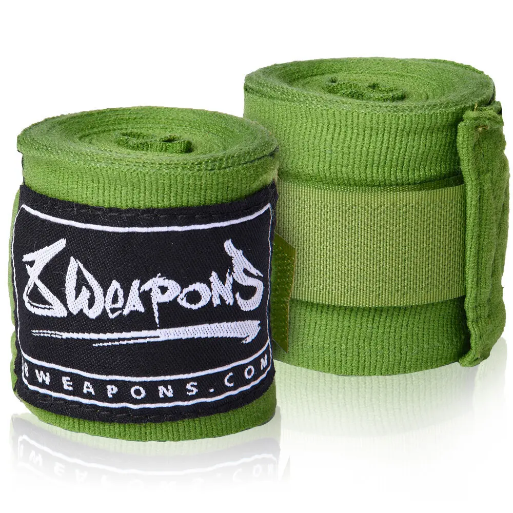 8 Weapons Semi-Elastic Wrist Bandages (For Muay Thai)