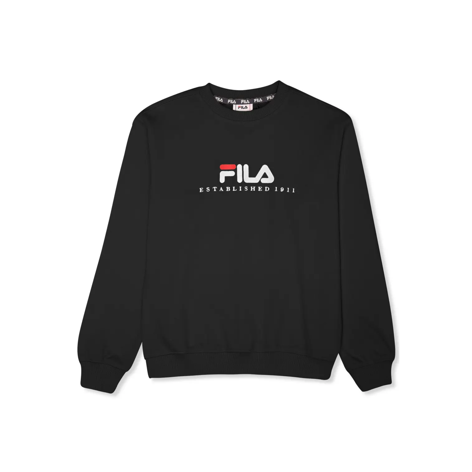 Fila Carisio Regular Logo Round Neck Sweatshirt for Kids