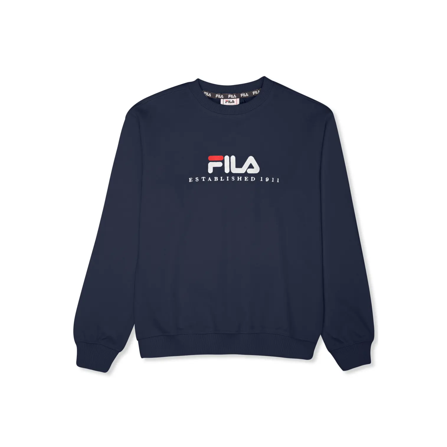 Sweat à capuche rond Fila Carisio Regular Logo pour enfants