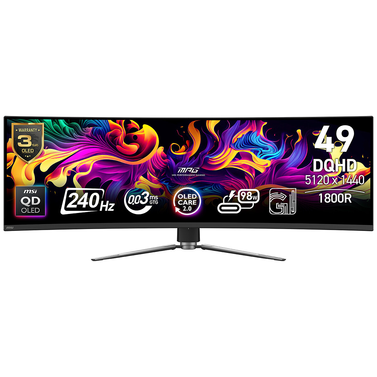 MSI 49" QD-OLED - MPG 491CQPX QD-OLED