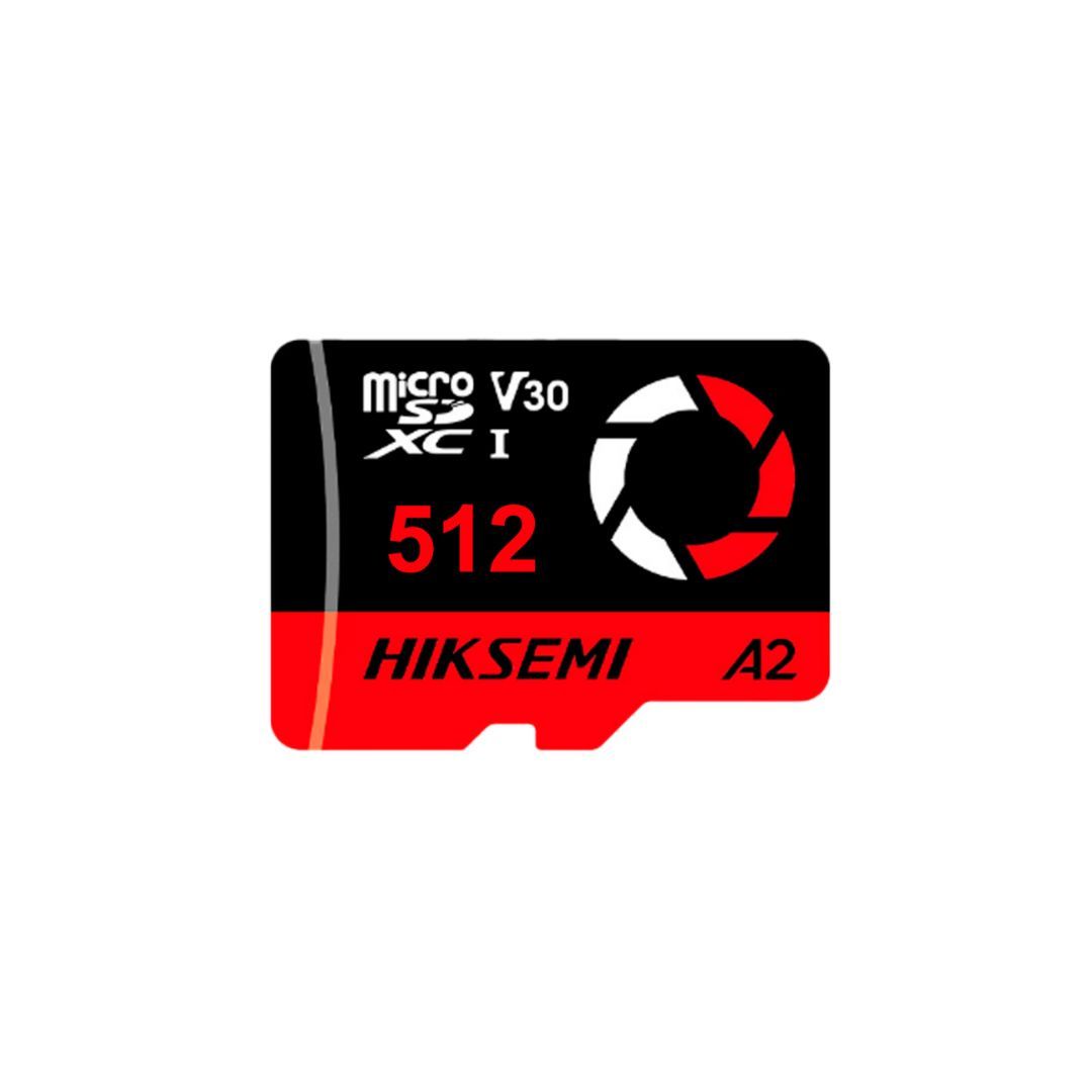 Carte mémoire HIKSEMI Capture 512 Go Micro SDXC (Classe 10, U3, V30)