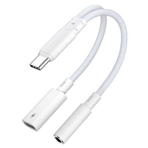 Adaptateur audio INF USB-C vers 3,5 mm avec charge PD (AA10-B2P15)