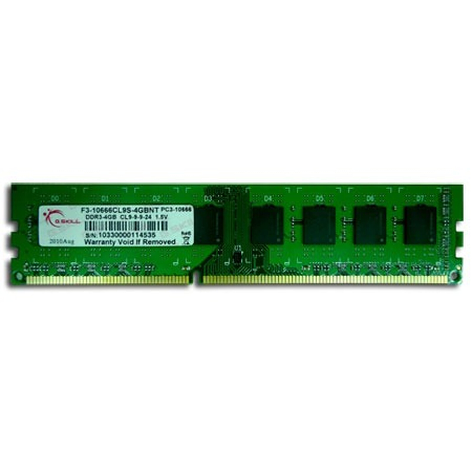 G.Skill NT Series 4 GB DDR3 1333 MHz