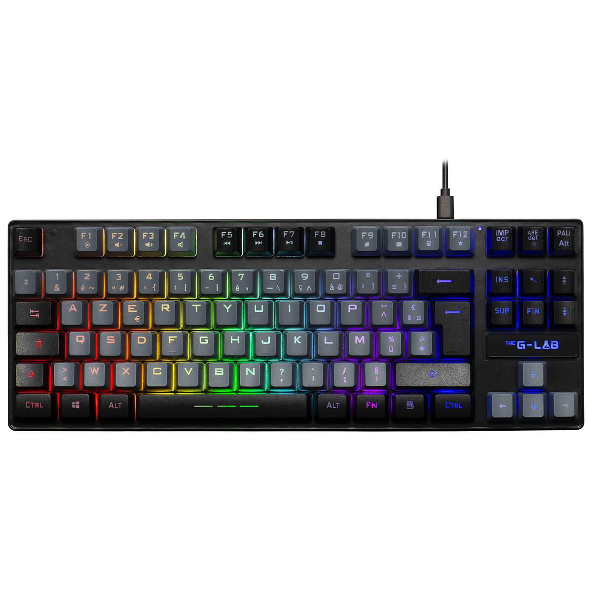 The G-Lab Keyz Caesium TKL (Gris/Noir)