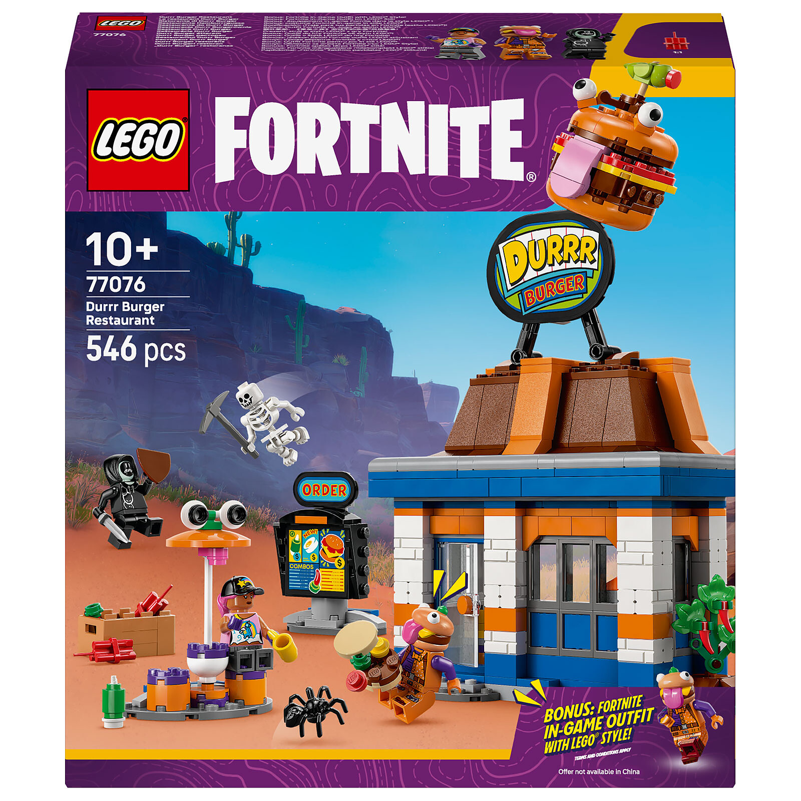 LEGO Fortnite The Durrr Burger Restaurant 77076