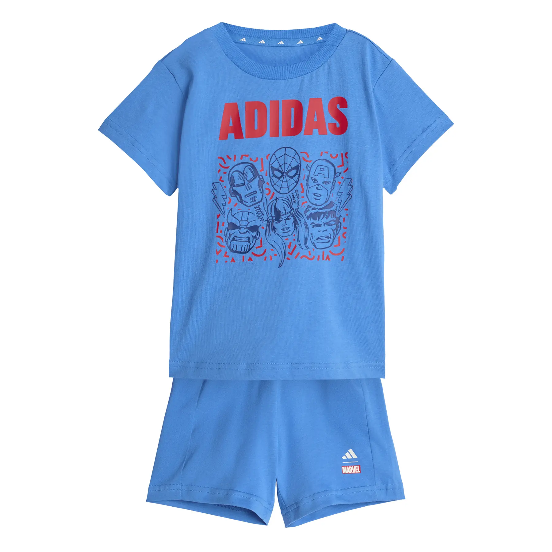 Adidas Marvel Avengers T-Shirt and Short Set for Babies