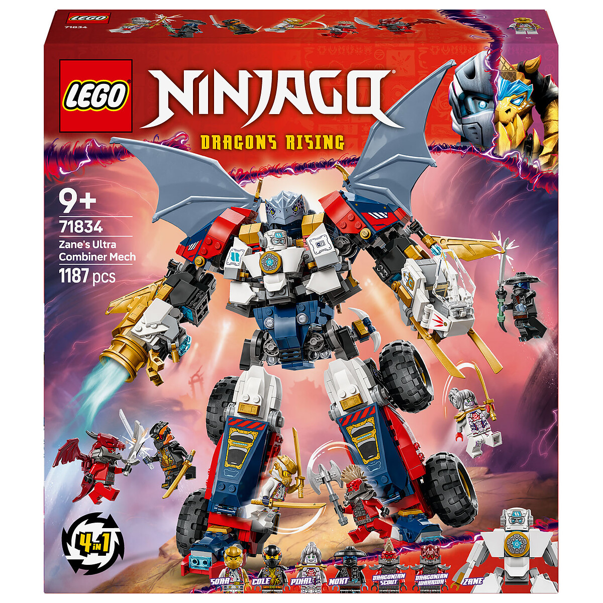LEGO Ninjago 71834 Le robot ultra combo de Zane