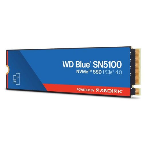 Disque dur solide Sandisk WD Blue SN5100 - 1 To (M.2 2280, PCIe 4.0)